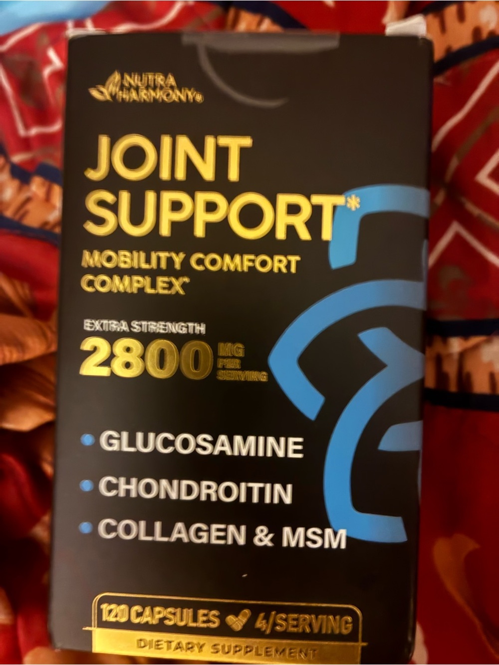 Nutra Harmony Joint Support Extra Strength 2800 mg - Black & Blue